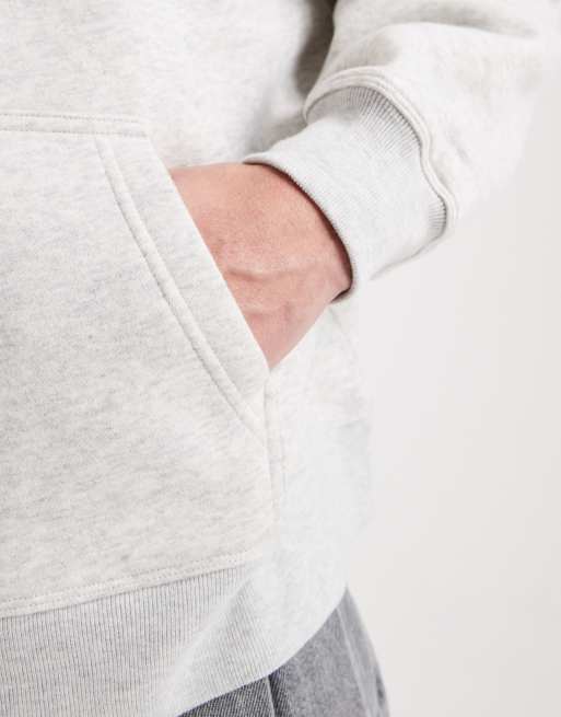 Hollister – Grå huvtröja med boxig passform och inbyggd logga, 5 av 5