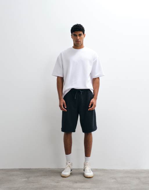 Hollister – Grå, knälånga, baggy shorts, 3 av 5