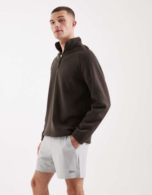 Hollister - Grå mellemlange flex-shorts med logo, 2 af 5