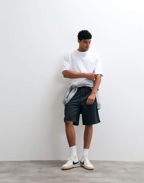 Hollister - Grå posede knælange shorts - view 1