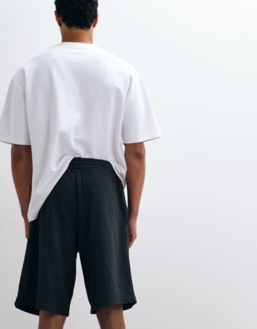Hollister - Grå posede knælange shorts, 2 af 5