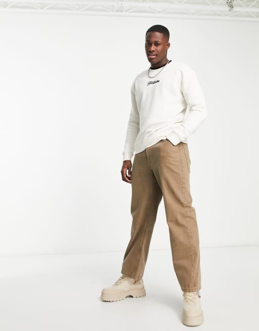Hollister – Gräddvit sweatshirt med signaturlogga, 4 av 4
