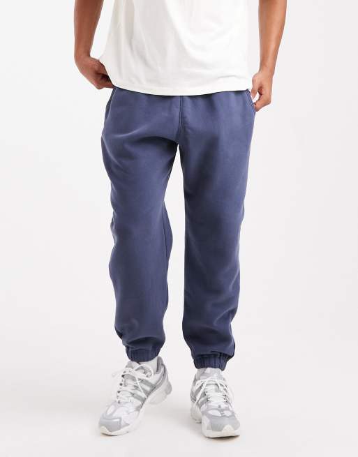 Hollister – Granatowe joggersy baggy typu skater