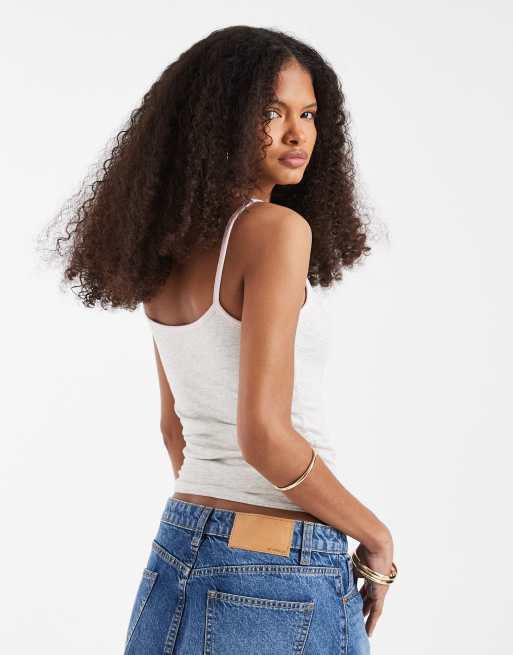 Hollister – Grått och rosa linne med vändbar design, 4 av 4