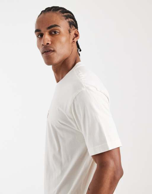 Hollister grunge rose graphic t-shirt in white, 4 of 5