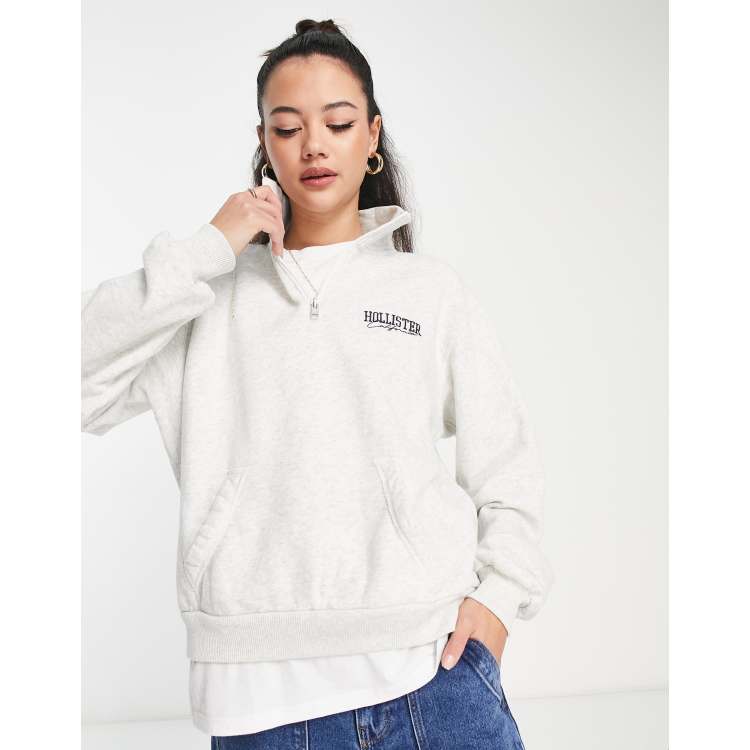 Hollister half zip windbreaker hot sale