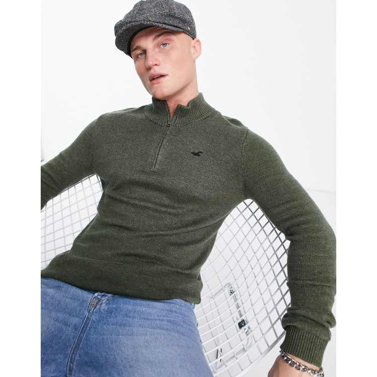 Hollister half zip top