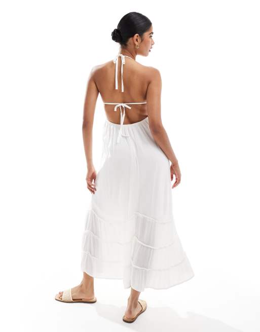 cotton madras halter dress Cotton Halter Dress main image 1