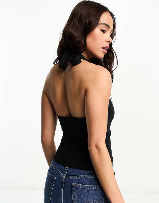 Hollister halter neck top top