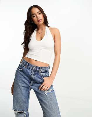 Hollister halter 2025 neck top