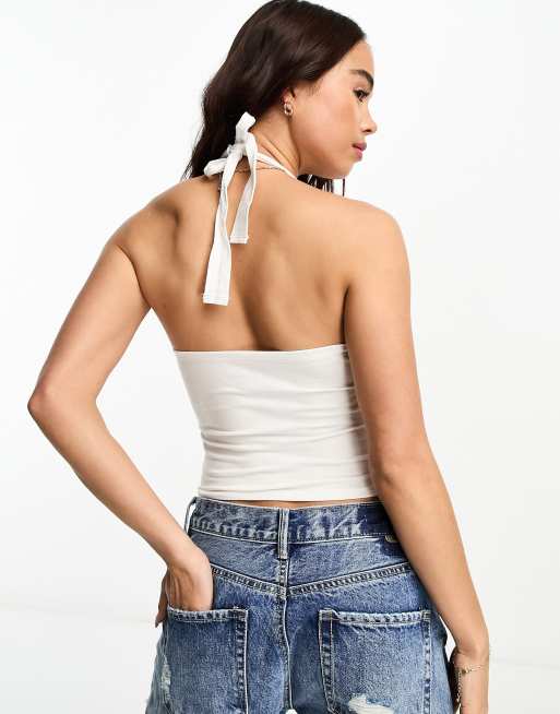 Hollister halter neck top deals