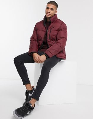 hollister burgundy jacket