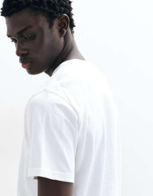 Hollister heavyweight relaxed fit t-shirt in white, 4 of 5