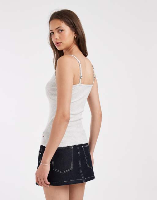 Hollister – Henley-Camisole in Grau, 4 von 4