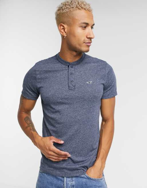Hollister henley t shirt online