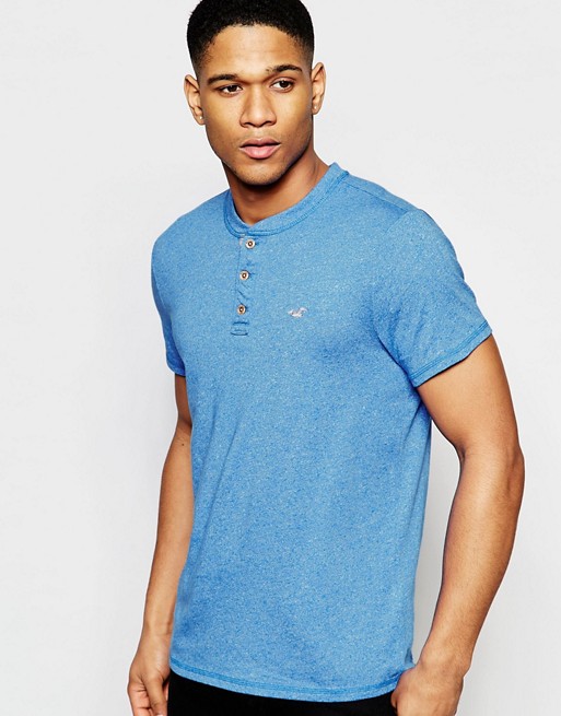 Hollister | Hollister Henley T-Shirt With Contrast Placket In Slim Fit