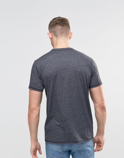 Hollister Henley T-Shirt With Contrast Placket In Slim Fit
