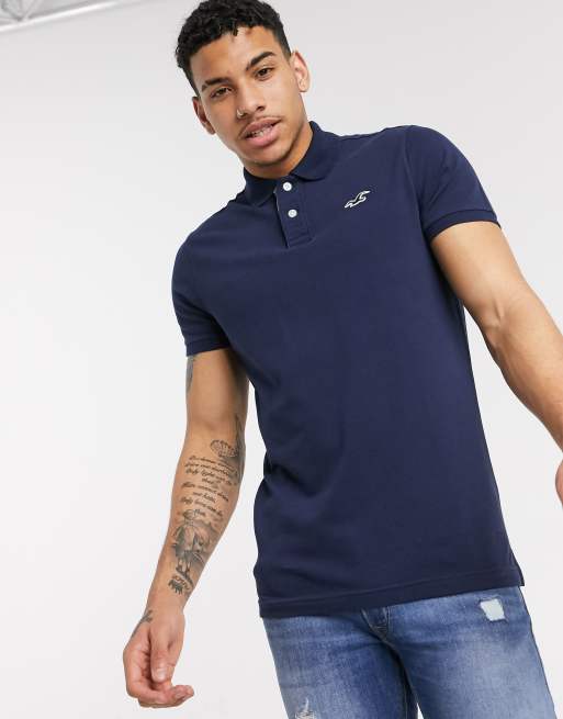 Hollister slim fit polo online