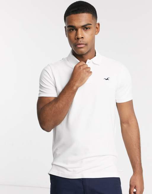 Hollister,Heritage Muscle Solid Polo Shirt - WEAR