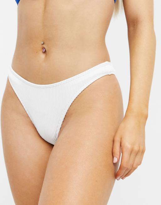 Hollister high leg bikini bottoms in rib