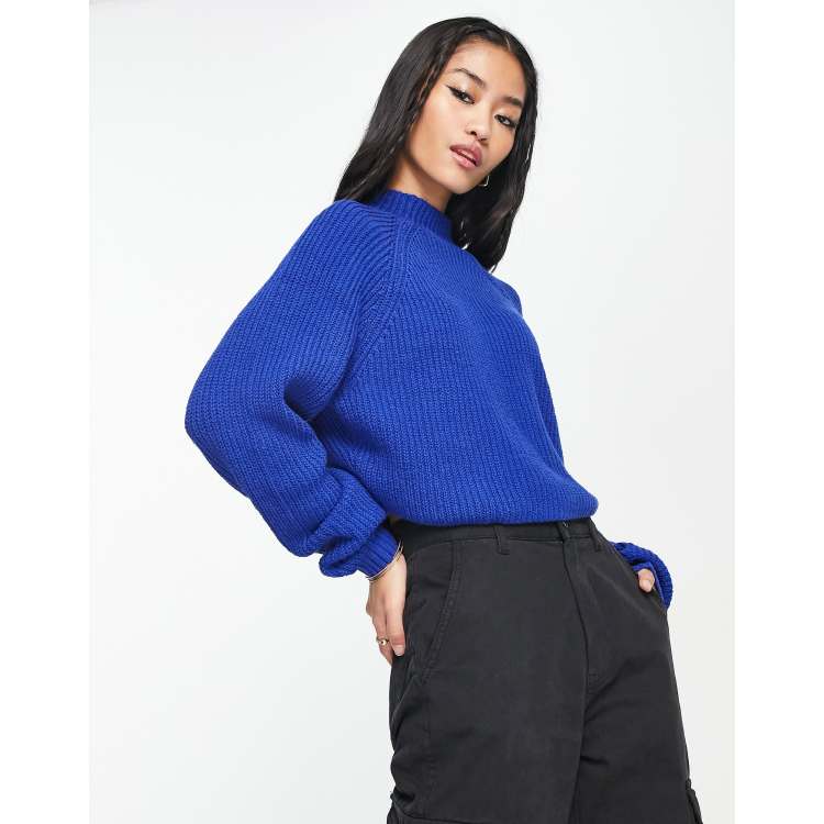 Hollister blue sweater cheap
