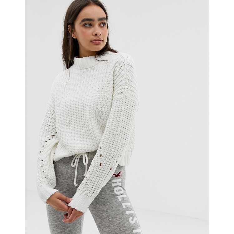 Chenille cardigan hollister store