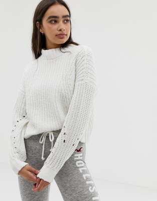 hollister chenille sweater