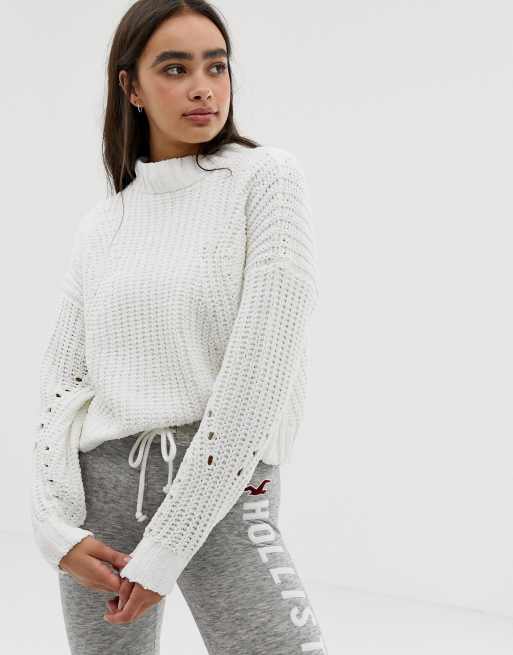 Chenille cardigan hollister deals