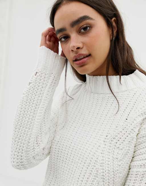 Hollister chenille sweater sales