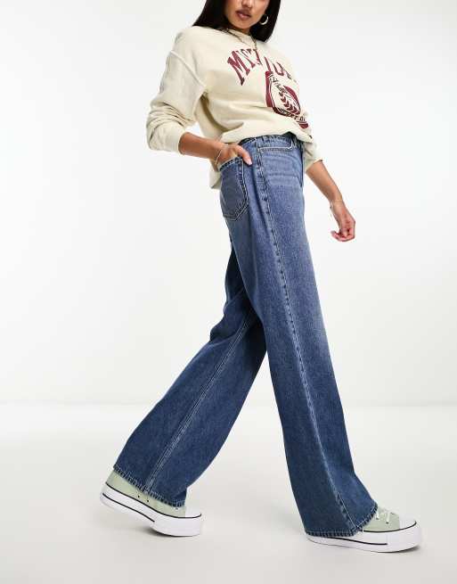 High-Rise Baggy Jeans