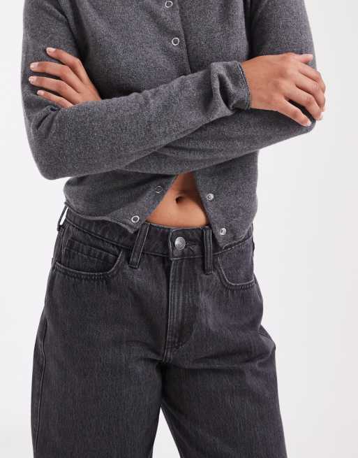 Hollister high rise baggy jeans in black wash, 3 of 5