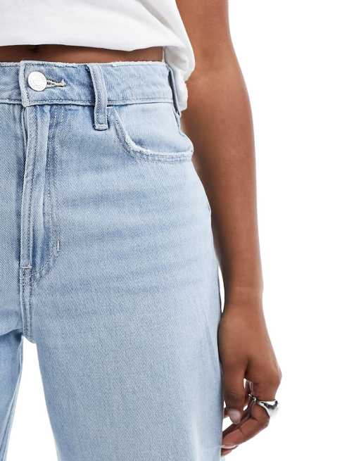 Hollister high rise baggy jeans in light blue, 5 of 5