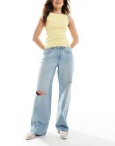 ASOS DESIGN tailored tab detail pants in pistachio