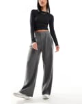 [Hollister] Hollister high rise tailored pants in charcoal XXS CHARCOAL