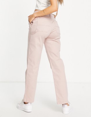 Pink Hollister straight leg joggers