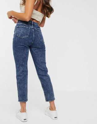 hollister high rise mom jeans