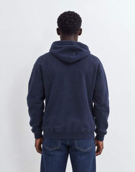 Hollister hoodie med ikonlogo og afslappet pasform i navy, 9 af 9