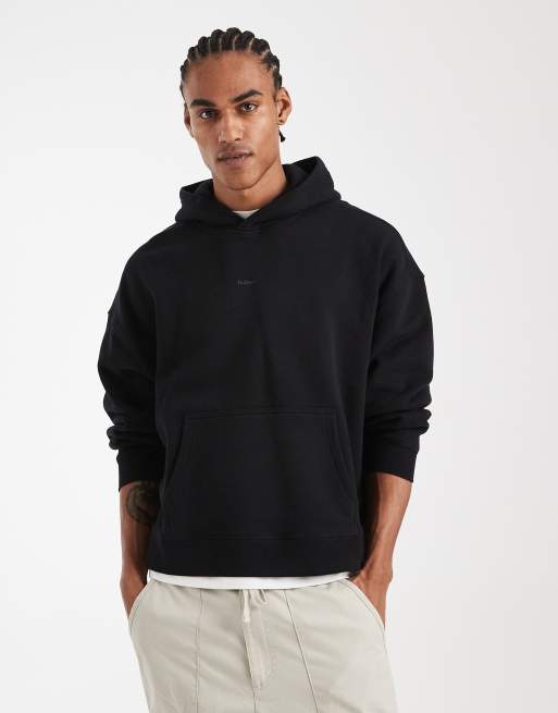 Hollister - Hoodie met logo in zwart