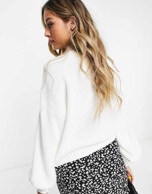 Hollister trui wit hot sale
