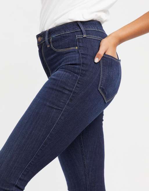 Dark blue new arrivals jeans hollister