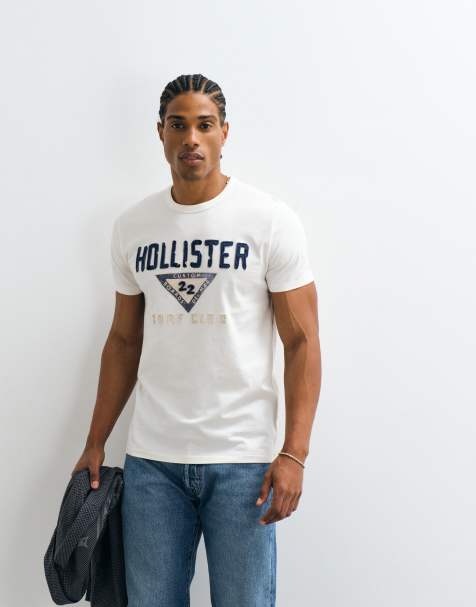 Hollister - Huntington Beach - Hvid T-shirt med grafik - view 1
