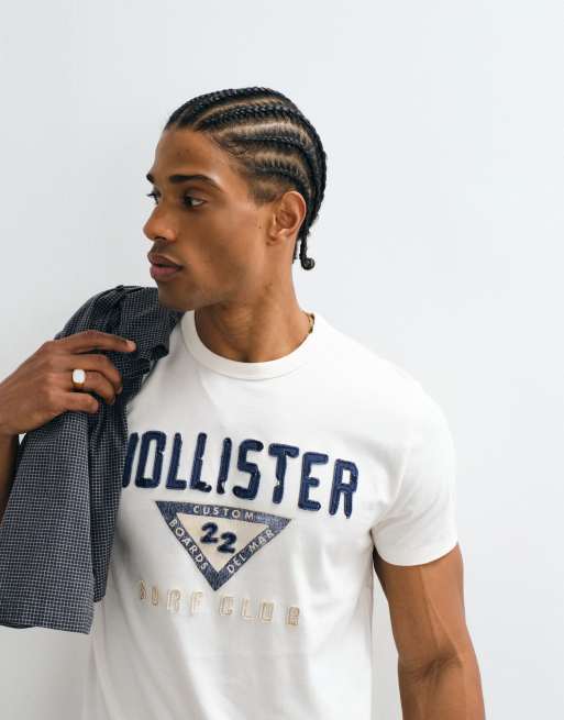 Hollister – Huntington Beach – T-Shirt in Weiß mit Grafik, 3 von 5