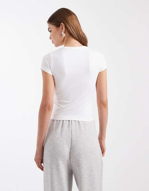 Hollister - Hvid sømløs baby-T-shirt, 3 af 4