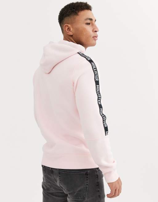 Hollister Icon And Sleeve Tape Logo Hoodie In Pink Asos From wikimedia commons, the free media repository. hollister icon and sleeve tape logo hoodie in pink