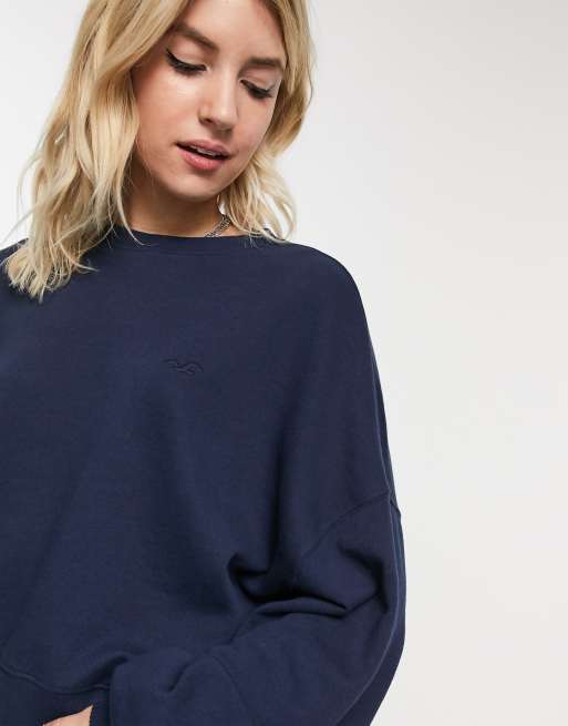 Hollister icon crewneck store sweatshirt