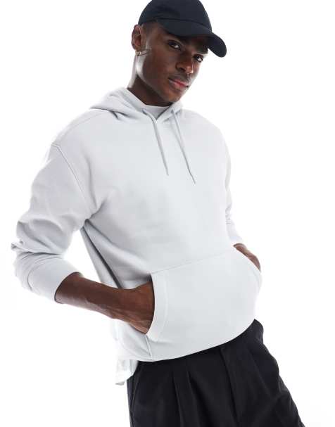 Hollister - Icon - Felpa con cappuccio comoda grigia - view 1