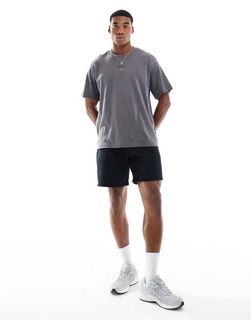 Hollister - Icon - Fleece short van 8 inch in zwart