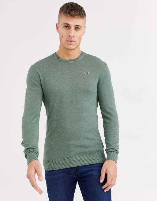 Green hollister sweater best sale