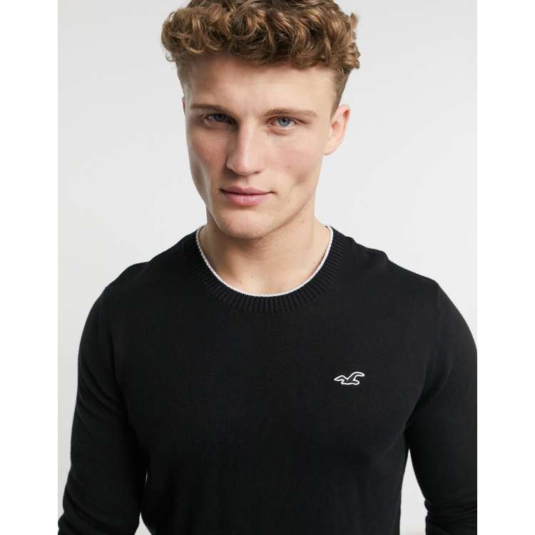 Black sweater best sale hollister