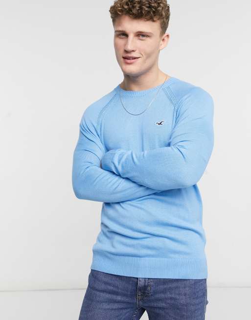 Hollister blue on sale jumper